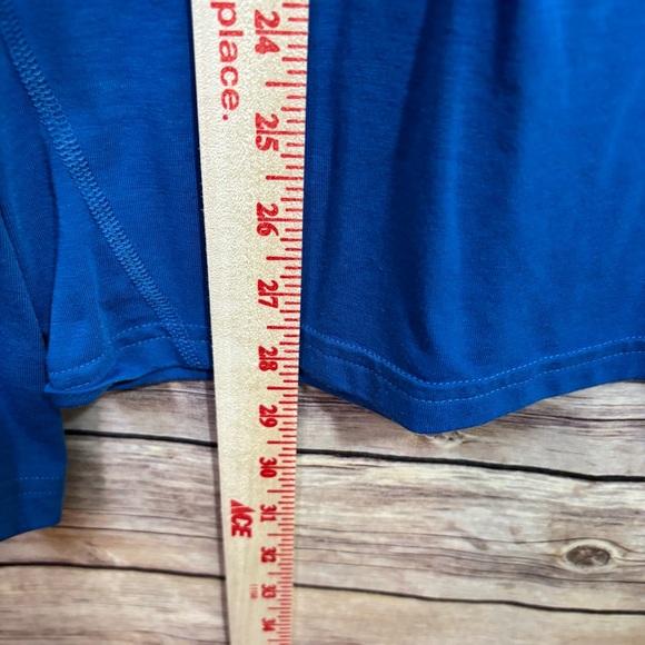 PARADOX Blue Merino Wool Blend Long Sleeve Top M - Picture 7 of 7